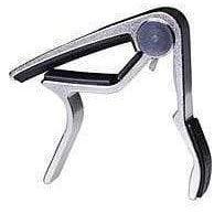 Dunlop 83CN Trigger Action Capo for Curved Acoustic Fingerboards - Nickel - MusicMajlis