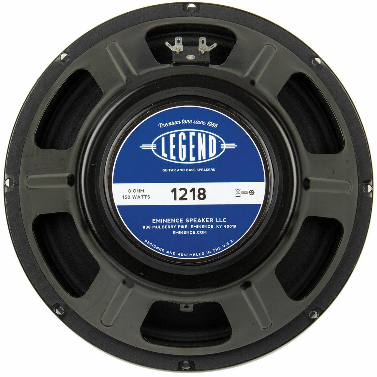 Eminence LEGEND 1218 Guitar Speaker Driver - MusicMajlis