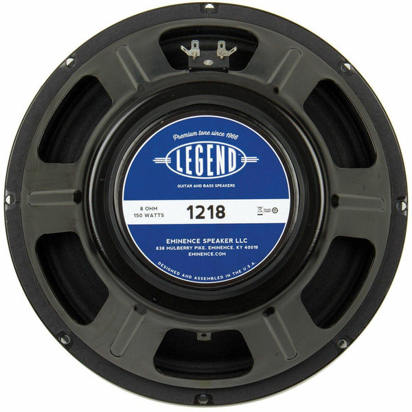 Eminence LEGEND 1218 Guitar Speaker Driver - MusicMajlis