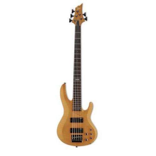 ESP LTD B-155DX 5-string Electric Bass - Deluxe Honey Natural (Discontinued) (Discontinued) - MusicMajlis