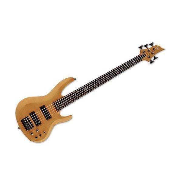 ESP LTD B-155DX 5-string Electric Bass - Deluxe Honey Natural (Discontinued) (Discontinued) - MusicMajlis