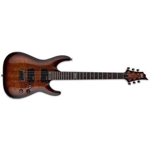 ESP LTD H-101FM Electric Guitar - Dark Brown Sunburst (Discontinued) (Discontinued) - MusicMajlis