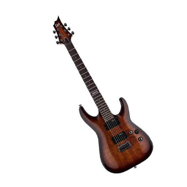ESP LTD H-101FM Electric Guitar - Dark Brown Sunburst (Discontinued) (Discontinued) - MusicMajlis