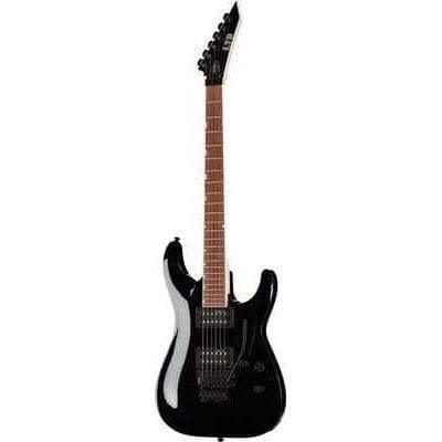 ESP LTD MH-200 BLK Arched Top Electric Guitar - Black - MusicMajlis