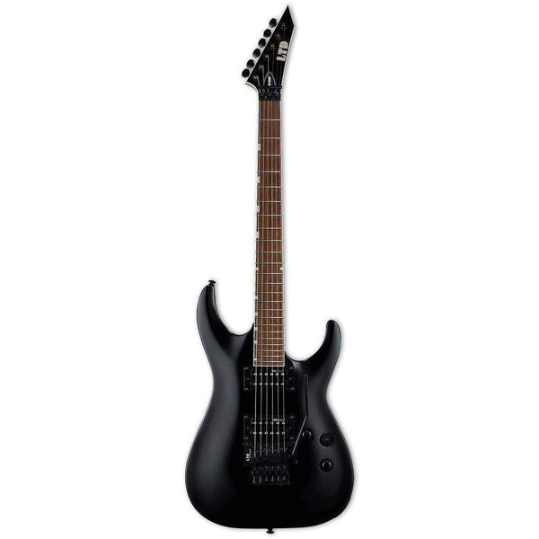ESP LTD MH-200 BLK Arched Top Electric Guitar - Black - MusicMajlis