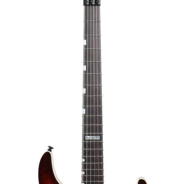 ESP LTD MH-401FR QM Electric Guitar - (Dark Brown Sunburst/See-Thru Black) (Discontinued) (Discontinued) - MusicMajlis