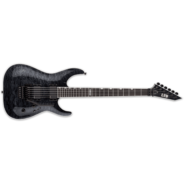 ESP LTD MH-401FR QM Electric Guitar - (Dark Brown Sunburst/See-Thru Black) (Discontinued) (Discontinued) - MusicMajlis