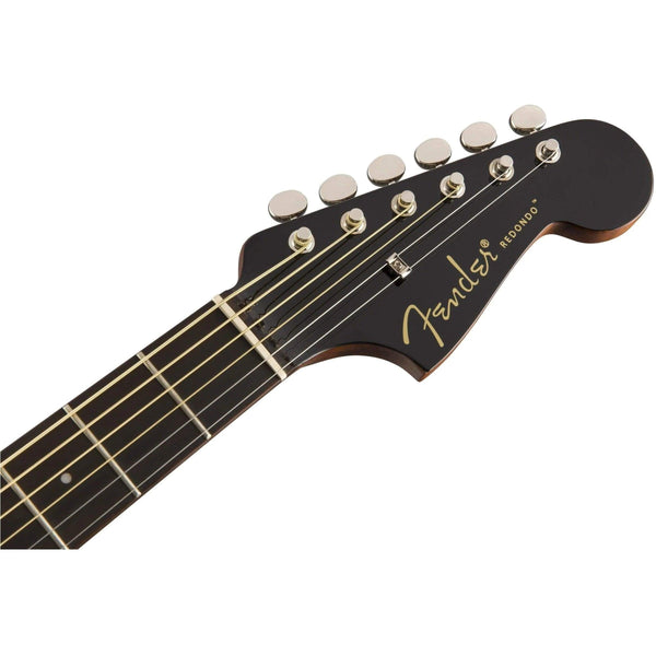 Fender Redondo Player WN Semi-Acoustic Guitar - Jetty Black - MusicMajlis