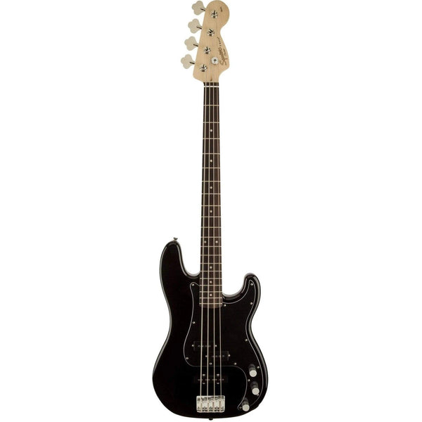 Fender Squier Affinity PJ Bass Guitar Bundle - Black - MusicMajlis