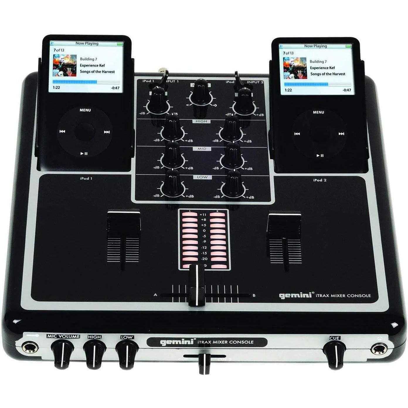 Buy Gemini iTRAX BLK Dual iPod 2 Channel Mixer (Discontinued) in UAE at Best Price on MusicMajlis