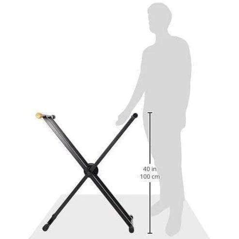 Hercules KS120B Keyboard Stand DoubleX Lockable - MusicMajlis