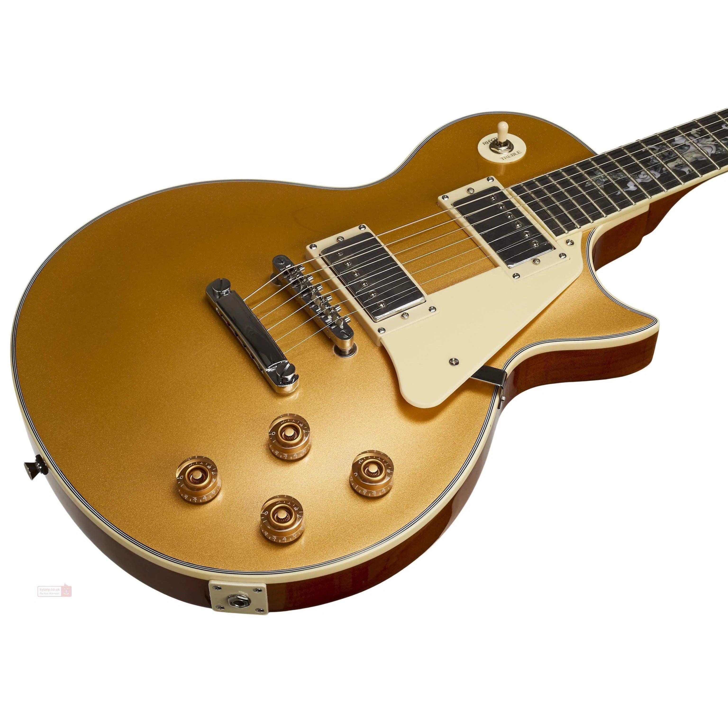 Jay Turser JT220D SERPENT 1GT Electric Guitar - Gold Top (Discontinued) - MusicMajlis