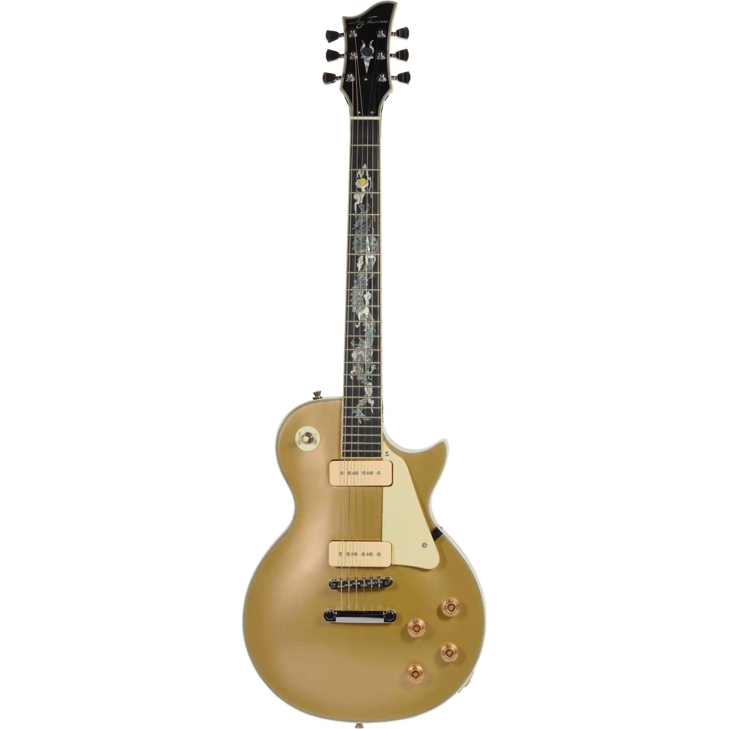 Jay Turser JT220D SERPENT 2GT Electric Guitar - Gold Top (Display Piece) (Discontinued) - MusicMajlis