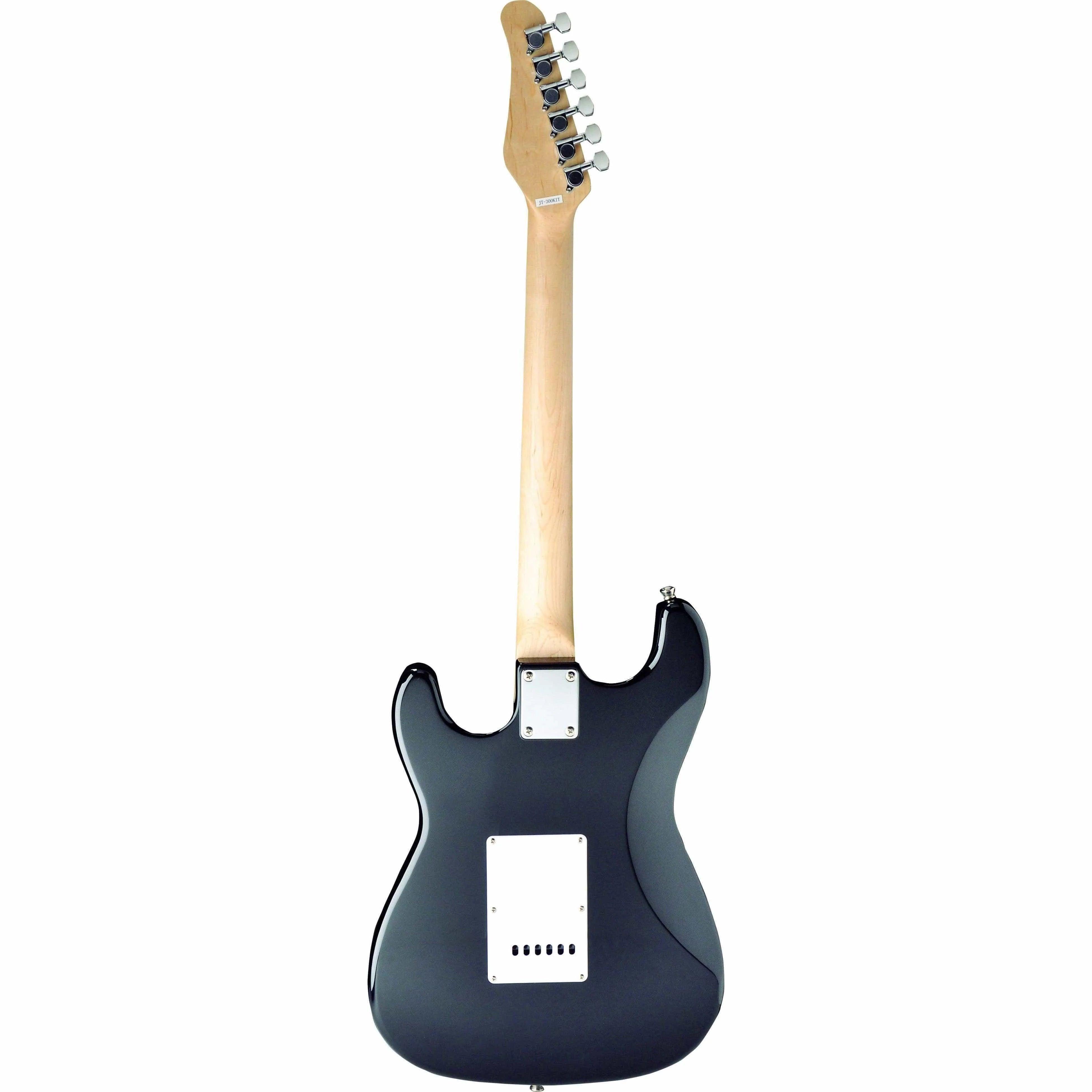 Jay Turser JT300BK Electric Guitar - Black - MusicMajlis