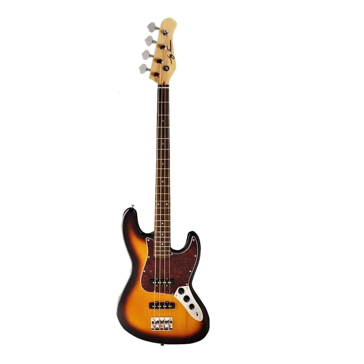 Jay Turser JTB402 TSB 4-string Bass - Tobacco Sunburst (Discontinued) - MusicMajlis