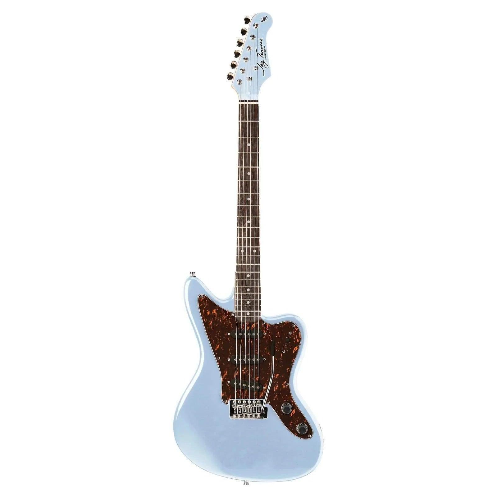 Jay Turser JTJG Electric Guitar - (Black/Candy Apple Red/Ivory/Sonic Blue/Tobacco Sunburst) - MusicMajlis
