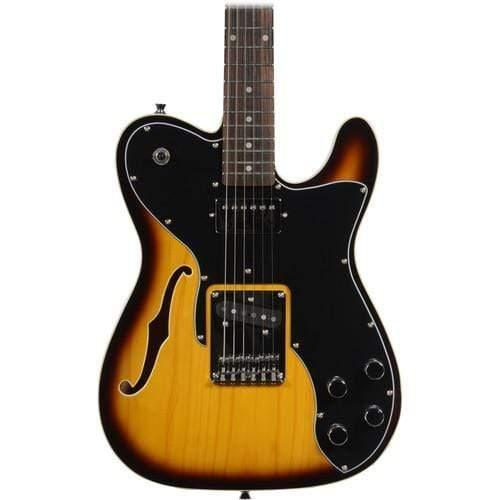 Jay Turser JTLT69CUSTOM LT Series Semi-Hollow Electric Guitar - Tobacco Sunburst (Discontinued) - MusicMajlis