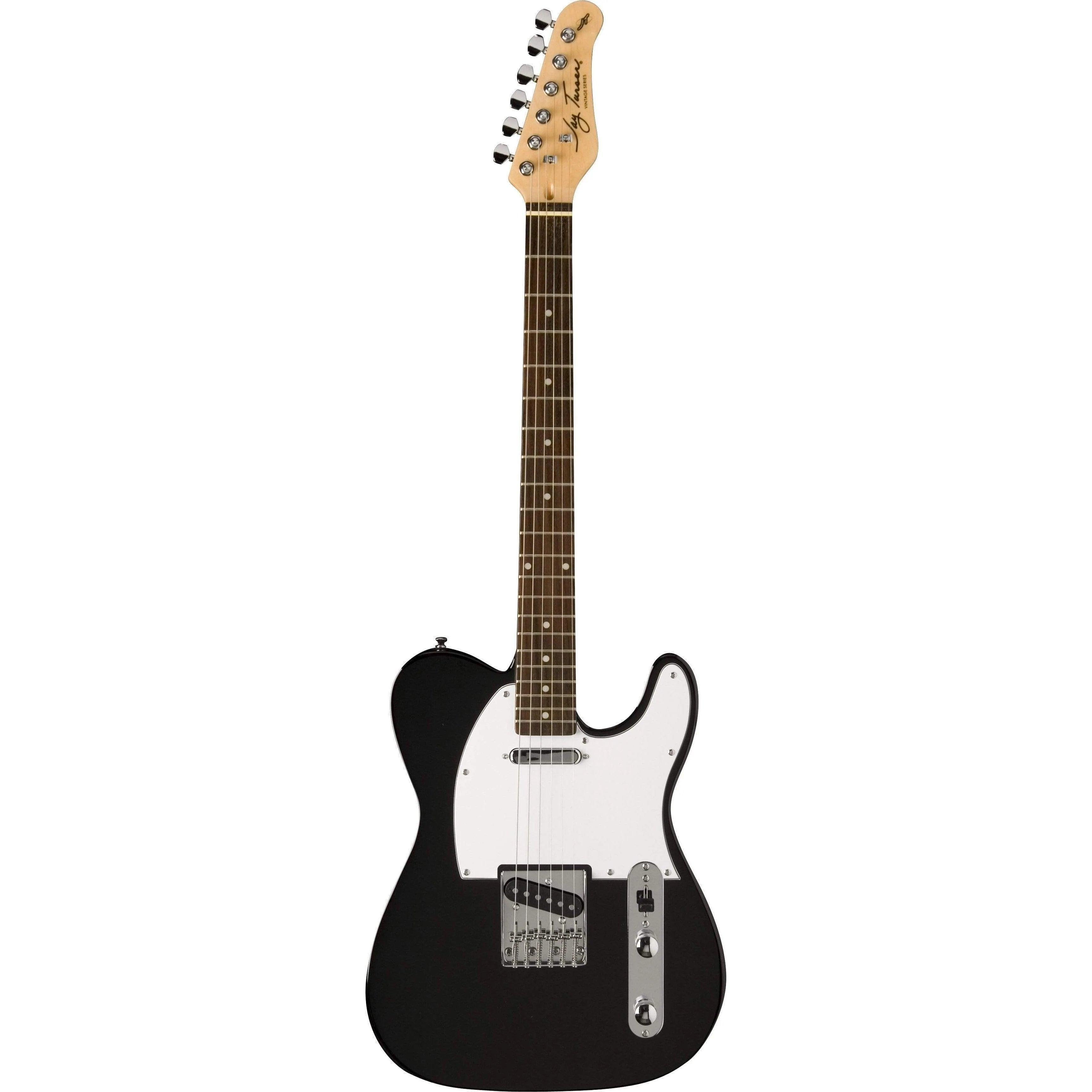 Jay Turser JTLTBK Electric Guitar - Black - MusicMajlis