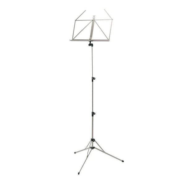 K&M Music Stand 100/5 -Nickel - MusicMajlis