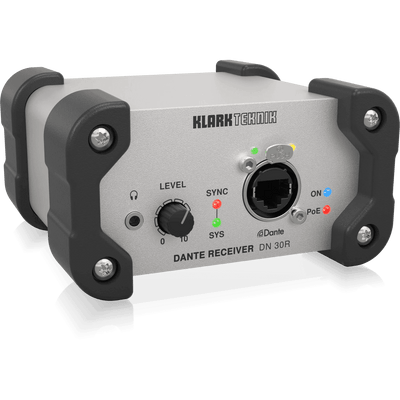 Klark Teknik DN 30R 2-channel Dante Audio Receiver - MusicMajlis