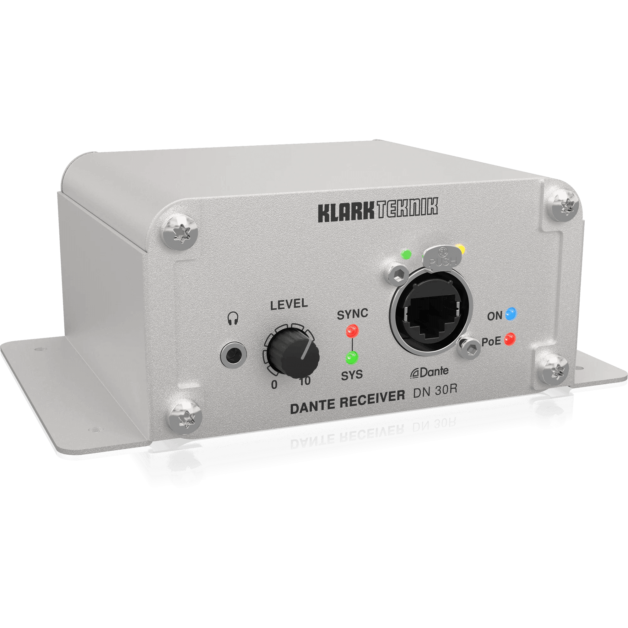 Klark Teknik DN 30R 2-channel Dante Audio Receiver - MusicMajlis