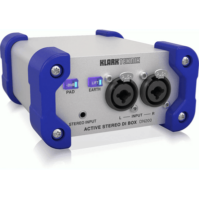 Klark Teknik DN200 V2 2-Channel Active DI Box - MusicMajlis