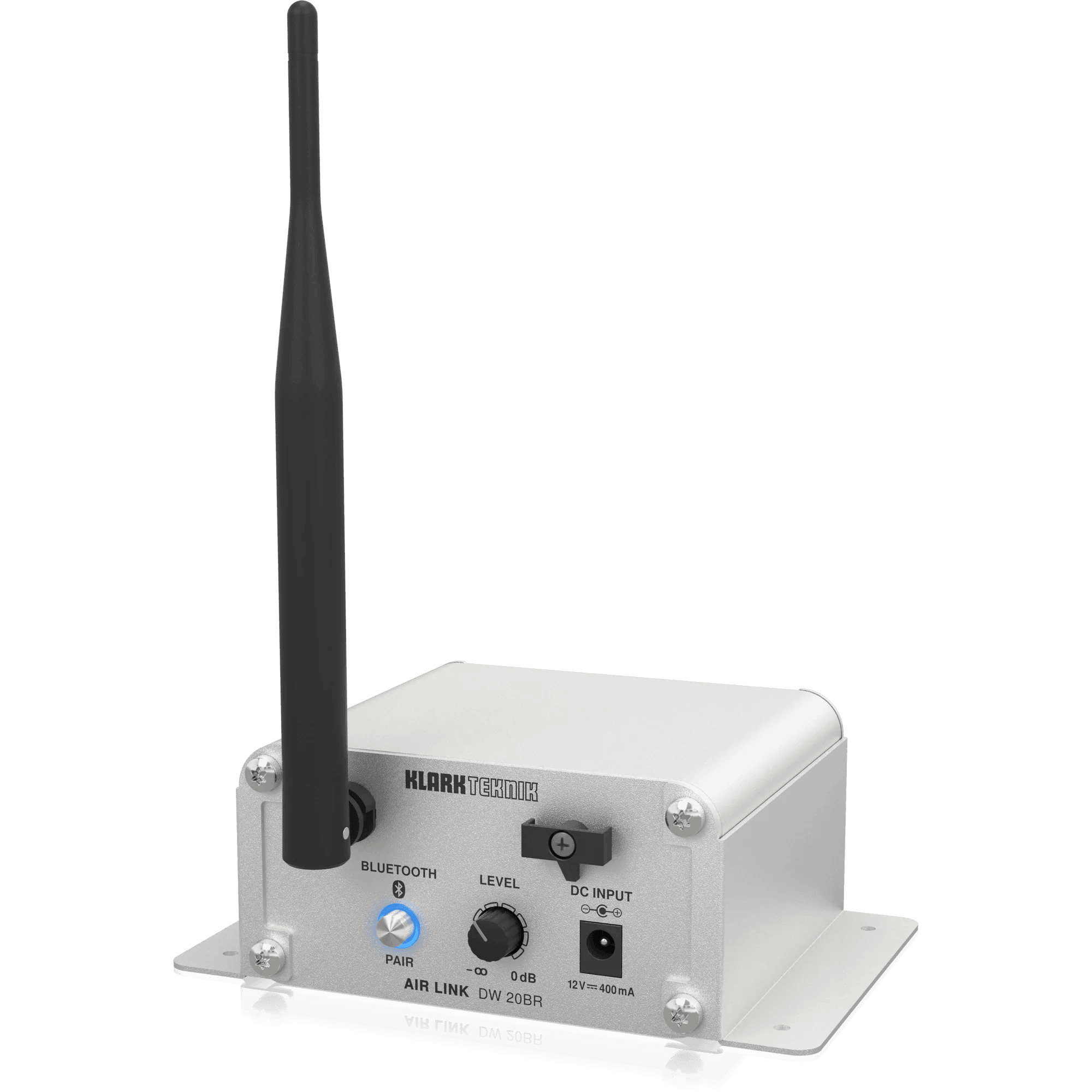 Klark Teknik DW 20BR Bluetooth Wireless Stereo Receiver for High-Performance Stereo Audio Broadcasting - MusicMajlis