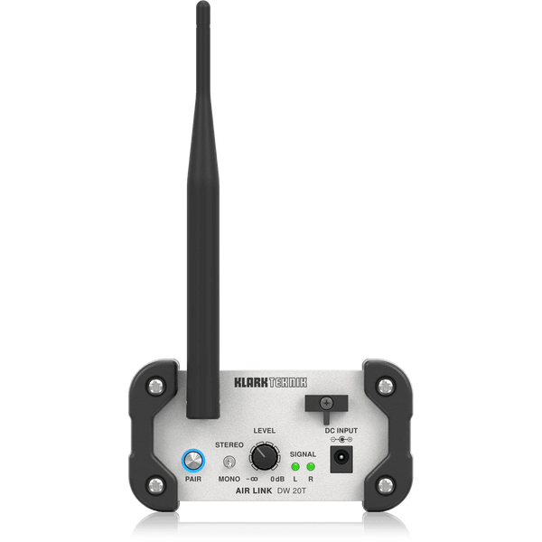 Klark Teknik DW 20T 2.4 GHz Wireless Stereo Transmitter for High-Performance Stereo Audio Broadcasting - MusicMajlis