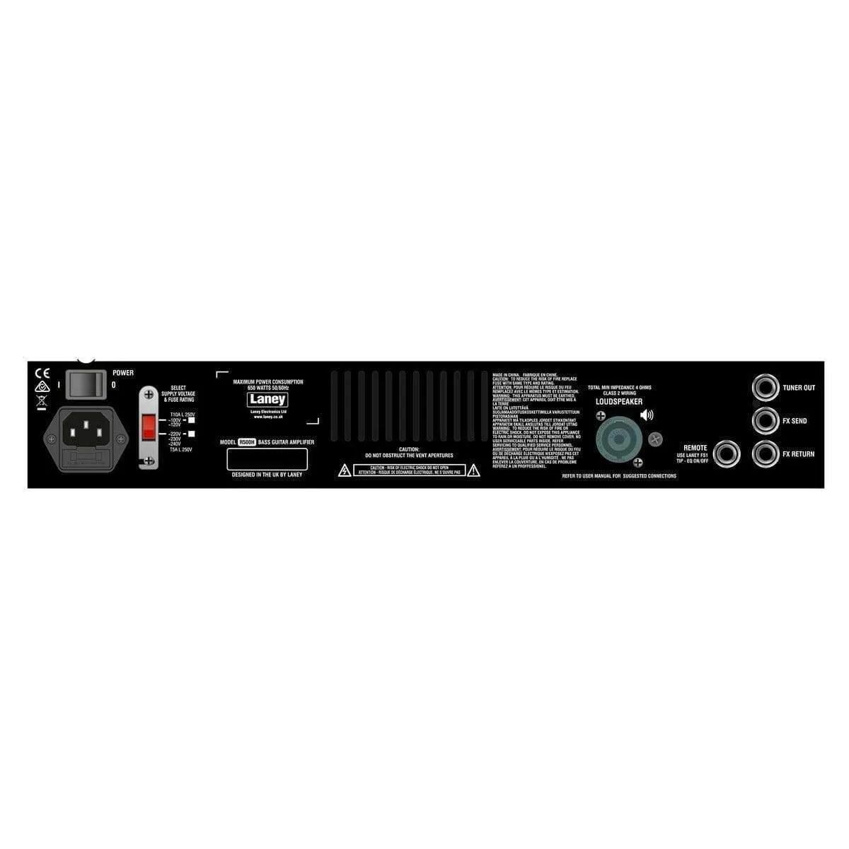 Laney Richter R500H Bass Amplifier Head (Discontinued) - MusicMajlis