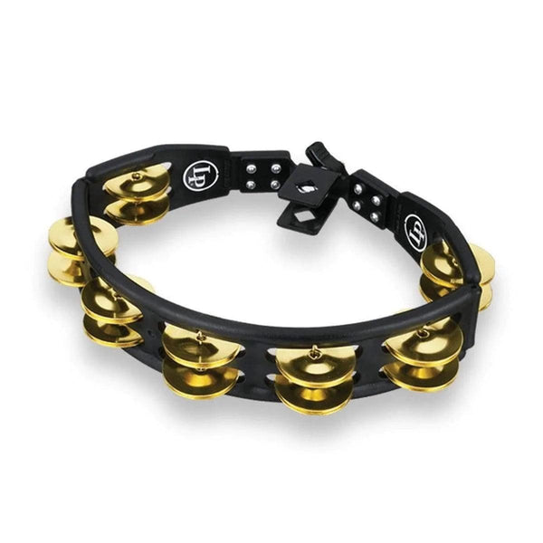 Latin Percussion LP175 Cyclops Jingle Tambourine - Brass/Black/Mountable - MusicMajlis