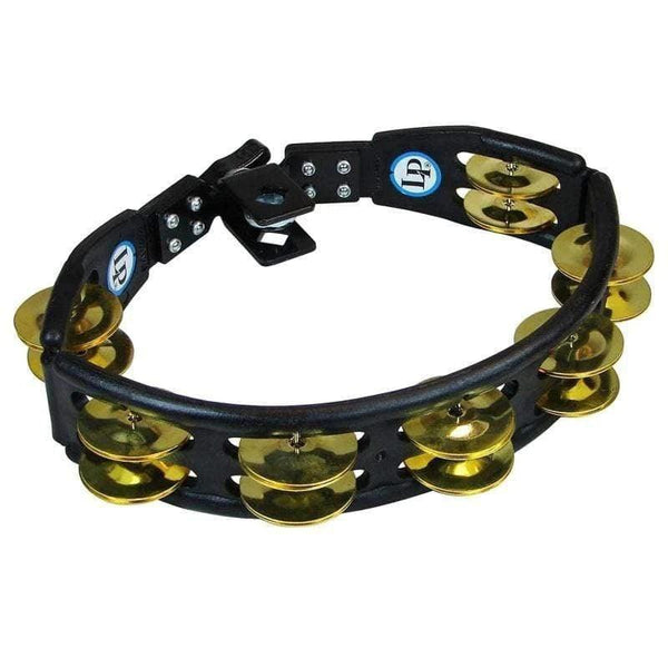 Latin Percussion LP175 Cyclops Jingle Tambourine - Brass/Black/Mountable - MusicMajlis