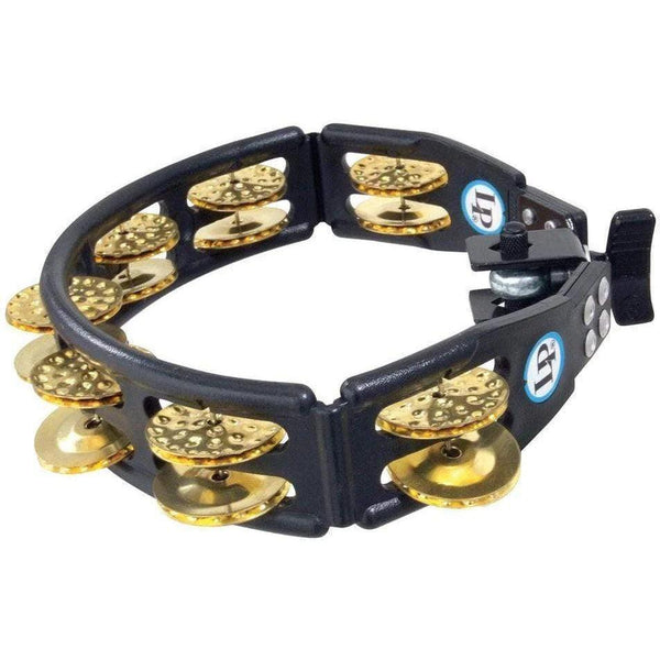 Latin Percussion LP175 Cyclops Jingle Tambourine - Brass/Black/Mountable - MusicMajlis