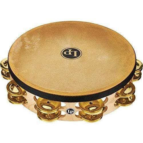 LP 10" Pro Double-Row Brass Jingle Headed Tambourine - MusicMajlis
