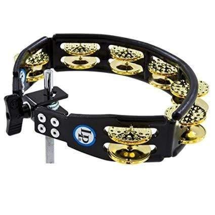 LP - LP179 Cyclops Mounted Tamb Dimpled Brass BLK - MusicMajlis