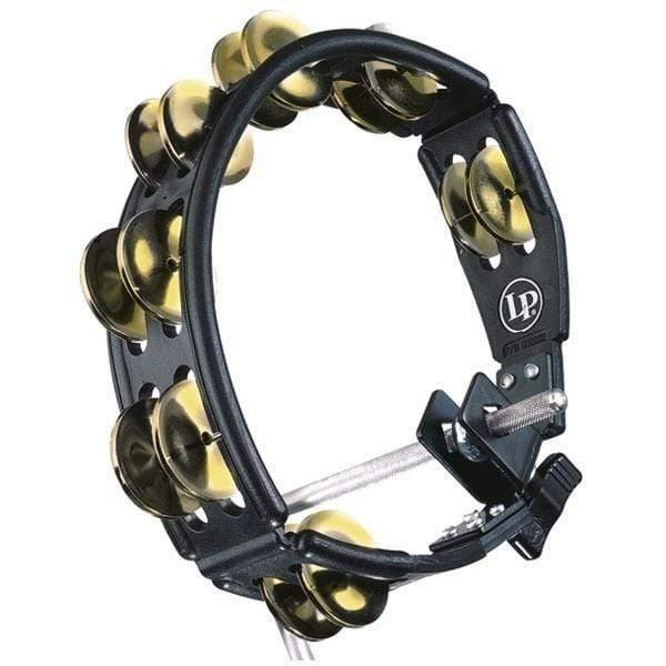 LP - LP179 Cyclops Mounted Tamb Dimpled Brass BLK - MusicMajlis