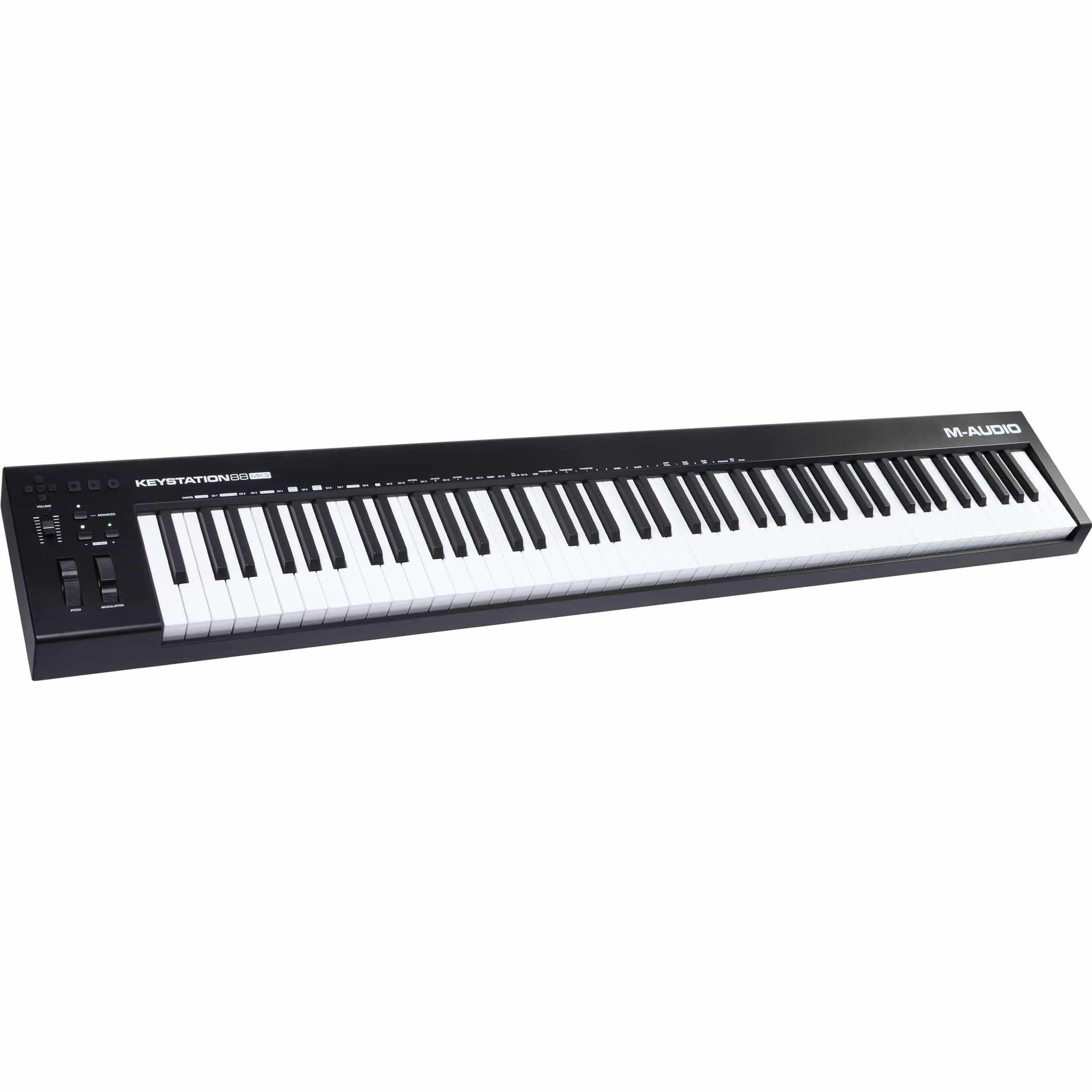 M-Audio Keystation 88 MK3 88 - Key Semi-Weighted USB/Midi Controller - MusicMajlis