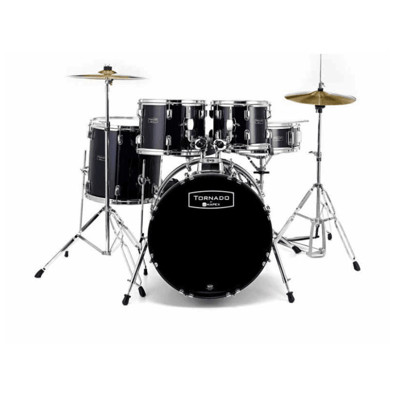 Mapex Drums Tornado Standard 5pc Drum Set with Cymbals & Throne - MusicMajlis