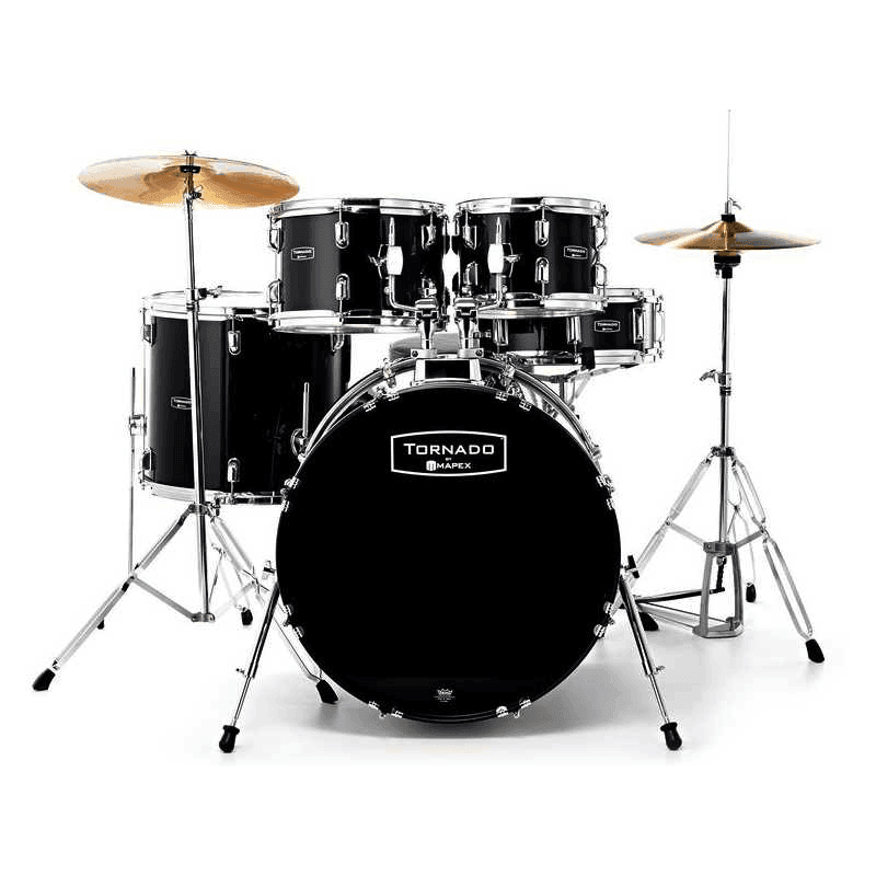 Mapex Drums Tornado Standard 5pc Drum Set with Cymbals & Throne - MusicMajlis