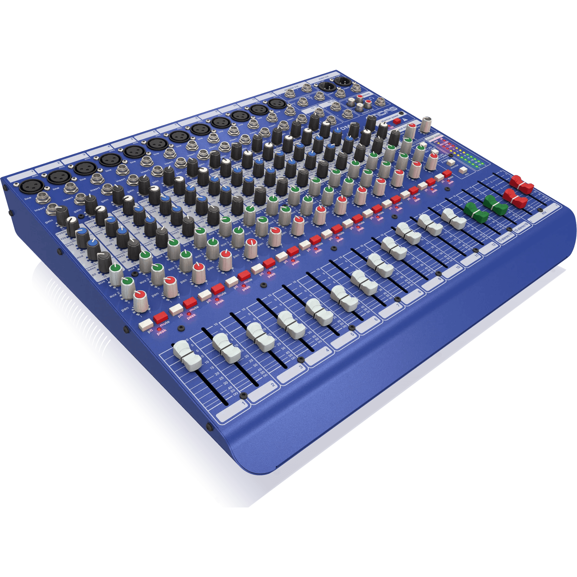 Midas DM16 16 Input Analogue Live and Studio Mixer with Midas Microphone Preamplifiers - MusicMajlis