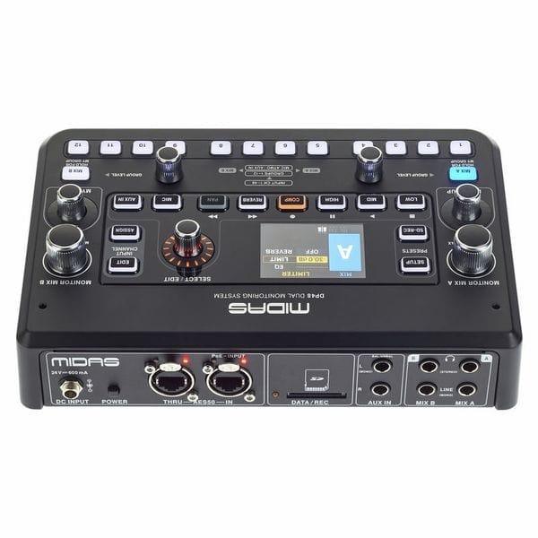 Midas DP48 Dual 48 Channel Personal Monitor Mixer with SD Card Recorder, Stereo Ambience Microphone and Remote Powering - MusicMajlis