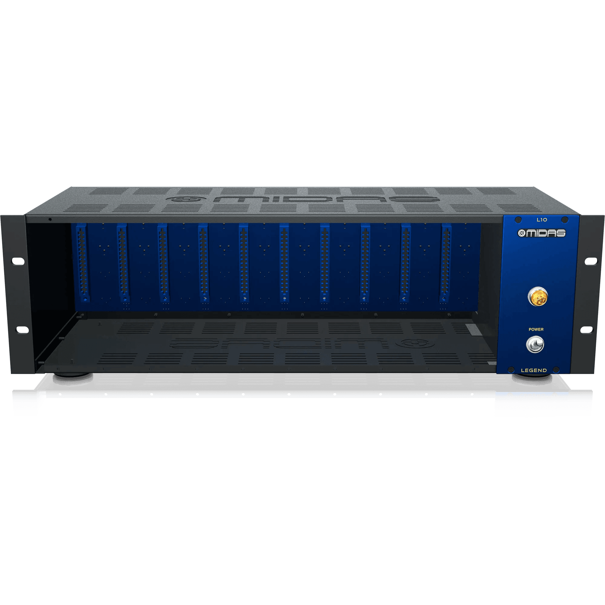 Midas L10 00 Series Rackmount Chassis for 10 Modules with Advanced Audio Routing - MusicMajlis