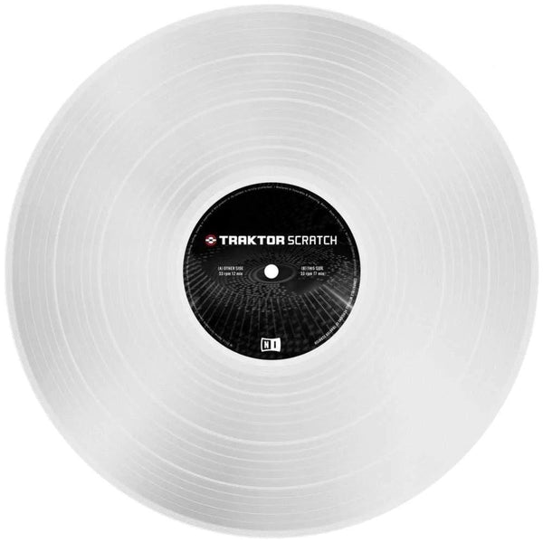 Native Instruments TRAKTOR SCRATCH Control Vinyl MK2 Clear - MusicMajlis