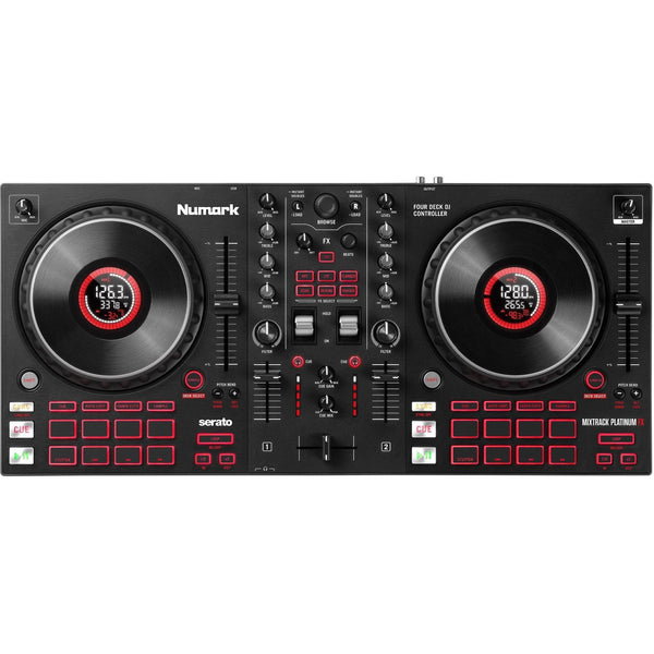 Numark Mixtrack Platinum FX 4-Deck Serato DJ Controller with Jog Wheel Displays and FX Paddles - MusicMajlis