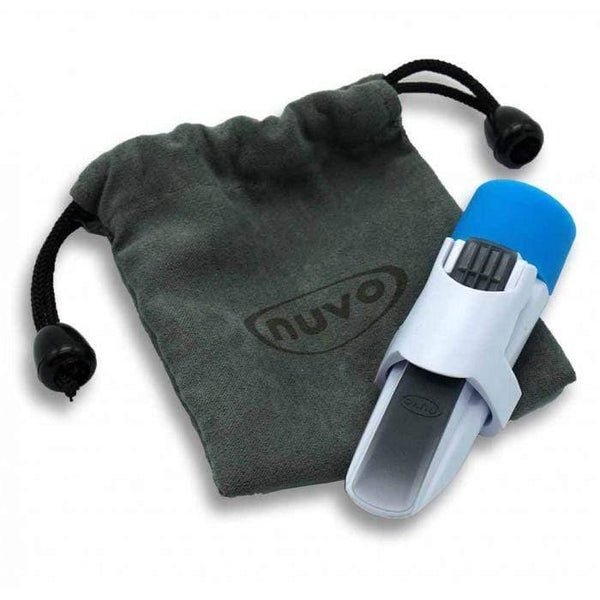 Nuvo N155MPBL jSax Mouthpiece Assembly in Tote Bag (White/Blue) - MusicMajlis