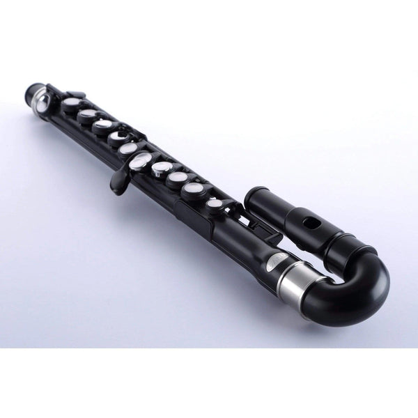 Nuvo N200JFBK jFlute Kit - Black/Steel - MusicMajlis