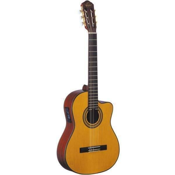 Oscar Schmidt OC11CE Acoustic-Electric Classical Guitar - Natural - MusicMajlis