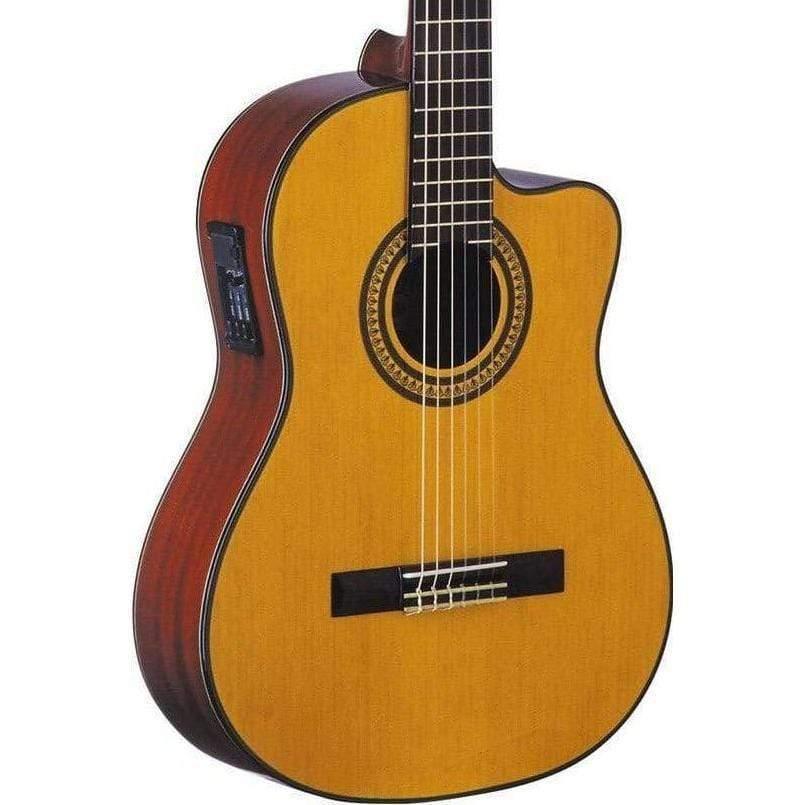 Oscar Schmidt OC11CE Acoustic-Electric Classical Guitar - Natural - MusicMajlis