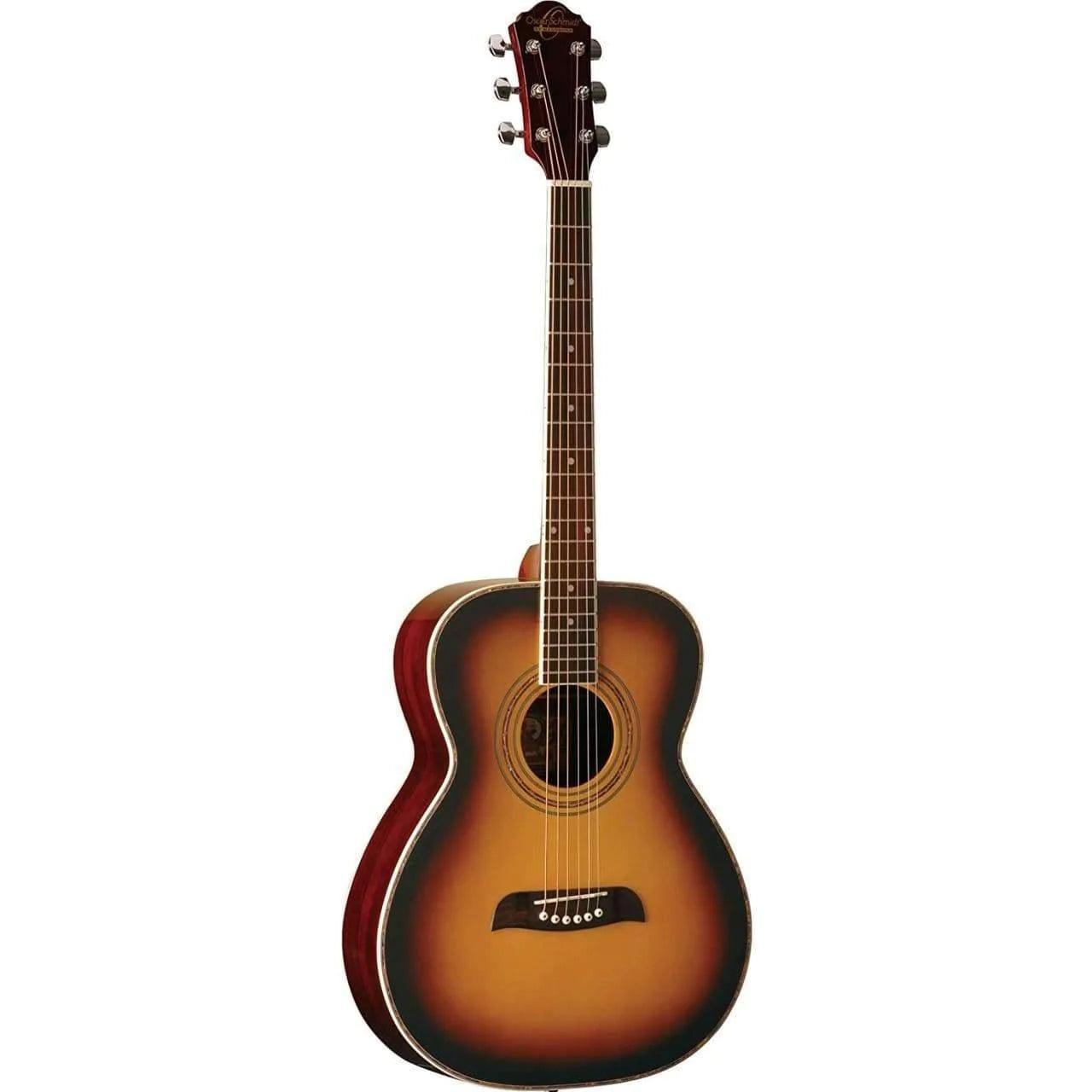 Oscar Schmidt OF2OTS Folk Acoustic Guitar - Tobacco Sunburst - MusicMajlis