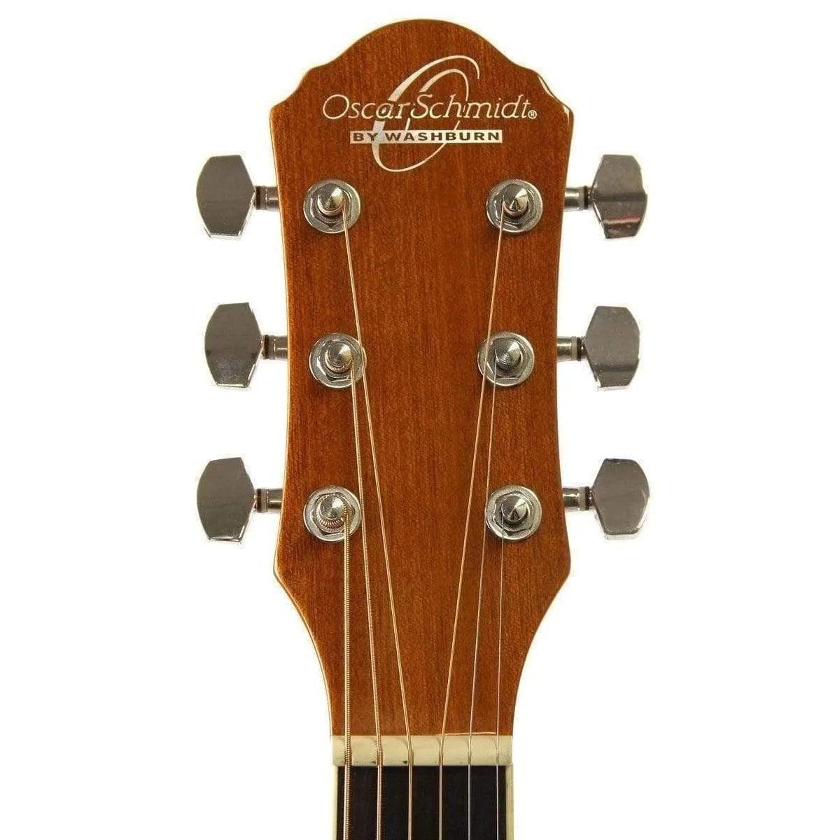 Oscar Schmidt OG10CEN Acoustic Guitar - Natural - MusicMajlis
