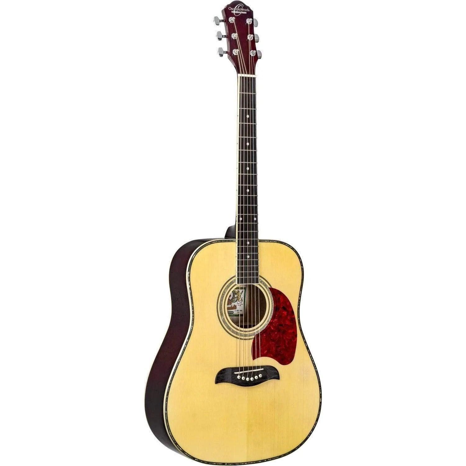 Oscar Schmidt OG2N Dreadnought Acoustic Guitar - Natural - MusicMajlis